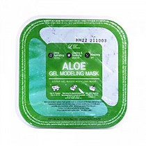 Двухшаговая гелевая маска для лица с алоэ LINDSAY Aloe Gel Modeling Mask (50g+5g)